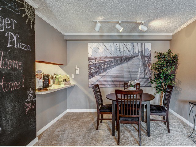 kitchen unit at tiger plaza apartments