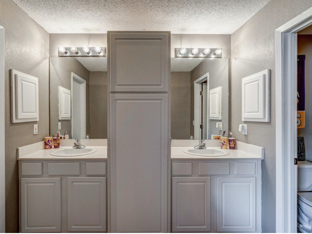 bathroom at tiger plaza apartments